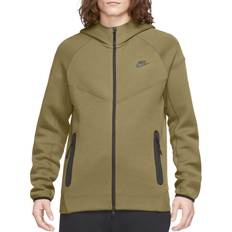 Mens nike black hoodie NIKE Men's Sportswear Tech Fleece Windrunner Full Zip Hoodie - Medium Olive/Black