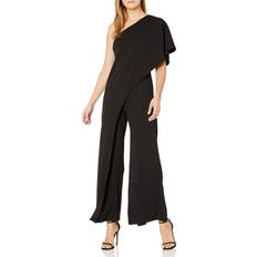 Adrianna Papell One Shoulder Jumpsuit - Black