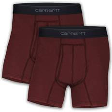 Carhartt Men's Underwear Carhartt Men's Basic Boxer Brief 2-Pack Fired Brick