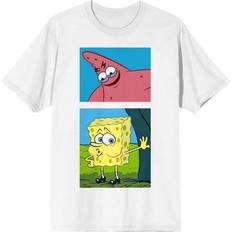 Pants BioWorld Unisex White SpongeBob SquarePants Nature Pants T-Shirt