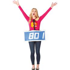 Rasta Imposta Price is Right Blue Contestant Adult Costume Orange/Blue/Red