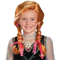 Long Wigs Disguise Frozen Anna Wig for Girls