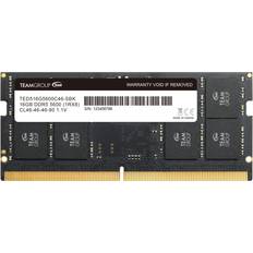 TeamGroup Elite 16GB 262-Pin DDR5 SO-DIMM DDR5 5600 PC5 44800 Laptop Memory Model TED516G5600C46-S01