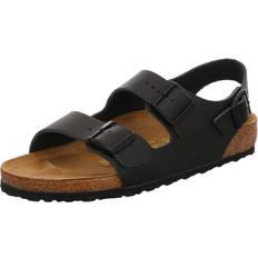 Birkenstock Milano Chaussons et Sandales Birkenstock Milano - Black Smooth Leather