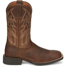 Justin Mens Stampede Canter Boots Brown