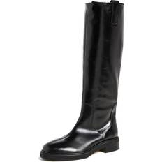 Aeyde Henry Leather Knee-High Boots - Black