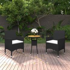 vidaXL 3 Garden Bistro Set, 1 Table incl. 2 Chairs