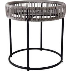Grey Outdoor Side Tables Charles Bentley Zanzibar Coffee Outdoor Side Table