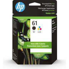 Hp 61 ink cartridge HP 61 Black/Tri-color Ink Count