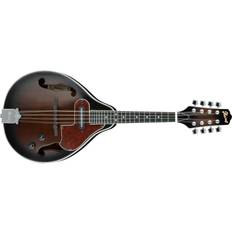 Ibanez M510E-DVS mandolin med pickups inkluderar fodral mörk fiol solsken