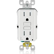 Electrical Outlets & Switches Leviton 15 amp tamper resistant afci outlet, white