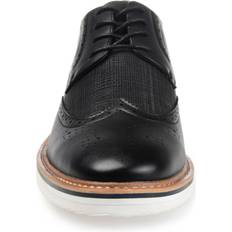 Derby Vance Co. Warrick Black Men's Up Wing Tip Shoes Black W