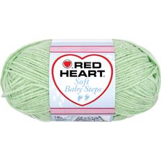 Yarn & Needlework Supplies Red heart soft baby steps yarn-baby green -e746-9620