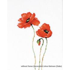 LUCAS Cross stitch kit poppies b2225