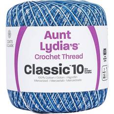 Yarn & Needlework Supplies Aunt lydia's classic crochet thread size 10-shades of blue -154-14