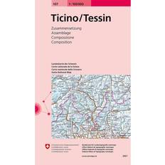 Swisstopo 1 100 000 Ticino Tessin