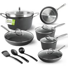 Cookware Granitestone Armor Max Cookware Set with lid 14 Parts