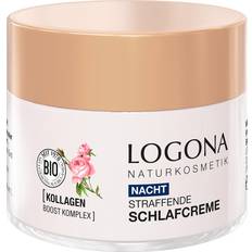 Logona Moisture Lift Straffende Schlafcreme Bio-Rosenextrakt & Bio-Apfelsamenextrakt 50ml