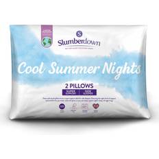 Slumberdown Cool Summer Nights Pack Of 2 Firm Support Down Pillow