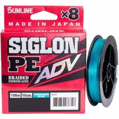 Super lines Fishing Lines Sunline P.E Line X8 Siglon Advance 150M 20LB Blue