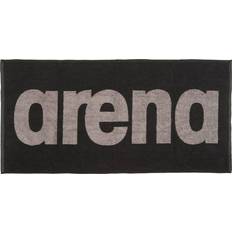 Tessili Arena Unisex Adulto - Gym Soft Nero Asciugamano Nero, Grigio