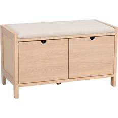 Rowico Home Hillmond White Pigmented/Beige Banc de Rangement 80x46cm