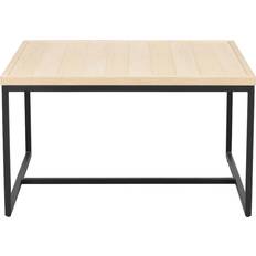 Rowico Home Deerfield Vitpigmenterad/svart Soffbord 70x70cm