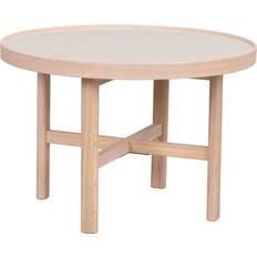 Beige - Runda Soffbord Rowico Home Marsden Beige/vitpigmenterad Soffbord