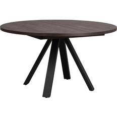 Runda Matbord på rea Rowico Home Maddock Brown Oak/Black Matbord 135cm