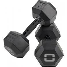 Treningsutstyr Toorx Hexagon Rubber Dumbbell 1kg