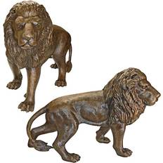 Bronze Pest Control Design Toscano Guardian Lion Cast Bronze Garden Statues: