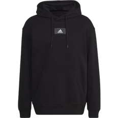 Adidas Essentials Feelvivid Cotton Fleece Drop Shoulder Hoodie - Black