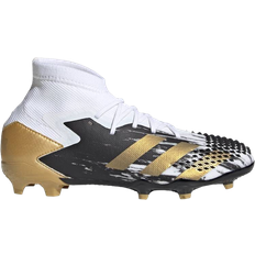 33½ Botas de fútbol adidas Junior Predator Mutator 20.1 FG - Cloud White/Gold Metallic/Core Black