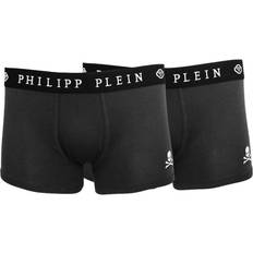 Philipp Plein Underkläder Philipp Plein Skull Logo Boxer Shorts 2-pack - Black