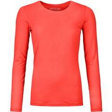 Ortovox Women's 150 Cool Clean L/S Merino-shirt - Rød