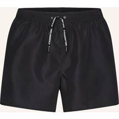 Karl Lagerfeld Badbyxor Karl Lagerfeld Tape Short Boardshorts - Svart
