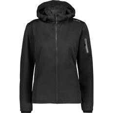 CMP Light Softshell Jacket Zip Hood - Farve Sort