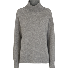 Whistles Cashmere Roll Neck Jumper - Grey