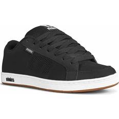 Etnies kingpin mens leather skateboard trainers in black white