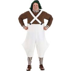 Men's Willy Wonka Oompa Loompa Costume Plus Size