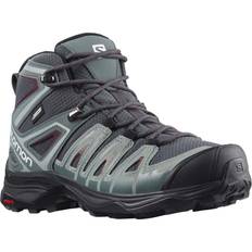 X ultra pioneer mid Salomon X Ultra Pioneer Mid Waterproof Damen Wanderschuhe, Alle Wetterbedingungen, Sicherer Fußhalt, Stabil und gedämpft, Ebony