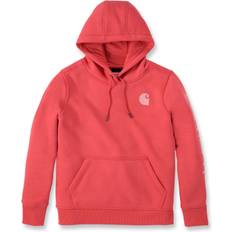 Carhartt Mujer Suéteres Carhartt Clarksburg Logo Sudadera con Capucha Para Mujer - Coral/Rosa