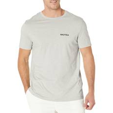 Nautica Men T-shirts Nautica Men's Short Sleeve Solid Crew Neck T-Shirt - Grey Heather