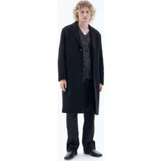 Filippa K Manteaux Filippa K London single-breasted coat men Polyamide/Merino/Polyester Black