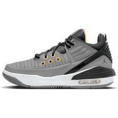 Jordan Boys Sneakers Jordan Boys Max Aura Boys' Grade School Basketball Shoes Cement Grey/Topaz Gold/Anthracite