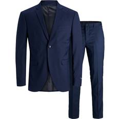 Franco Slim Fit Suit - Blue/Medieval Blue