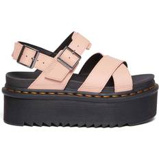 Damen - Polyurethan Sandalen Dr. Martens Voss II Quad - Peach Beige