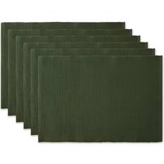 DII Basic Everyday Ribbed Place Mat Green (48.3x33cm)