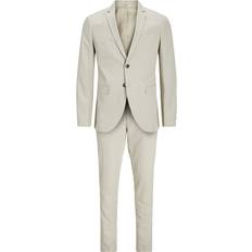 Ajusté Costumes Jack & Jones Franco Slim Fit Suit - Grey/Pure Cashmere