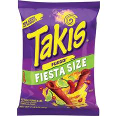 Lemon/Lime Snacks Takis Fuego Hot Chili Pepper & Lime Flavored Corn Snacks Chips 567g